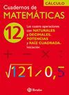 CUADERNO CALCULO MATEMATICAS 12 ED.2006