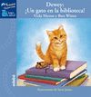 DEWEY UN GATO EN LABIBLIOTECA  TREN AZUL MIS CUENTOS FAVORITOS LETRAMANUSCRITA