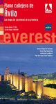 PLANO CALLEJERO DE AVILA CON MAPA DE CARRETERAS DE LA PROVINCIA  2012