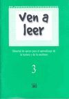 LECTOESCRITURA VEN A LEER  3 CAR