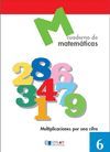 MATEMATICAS CUADERNO       6 CAR