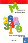 MATEMATICAS CUADERNO      20 CAR