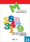 MATEMATICAS CUADERNO      24 CAR