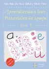 APRENDIENDO A LEER CON MATERIALES I O.VARIAS