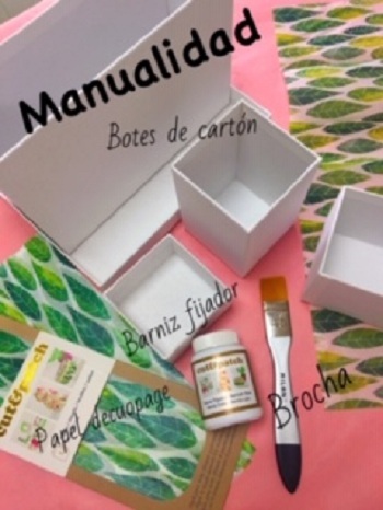 MANUALIDAD: HACER CUBILETES EN DECOUPAGE